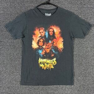 Motionless In White Band Graphic T-Shirt Womens S Black 2022 Tour Metalcore Goth